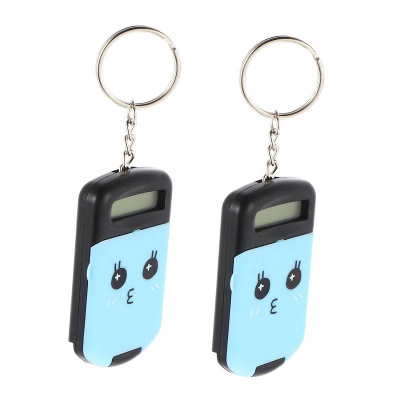 2Pcs Mini Portable Cartoon Calculator Lightweight Plastic Pocket Calculators For Students Office - Image 2