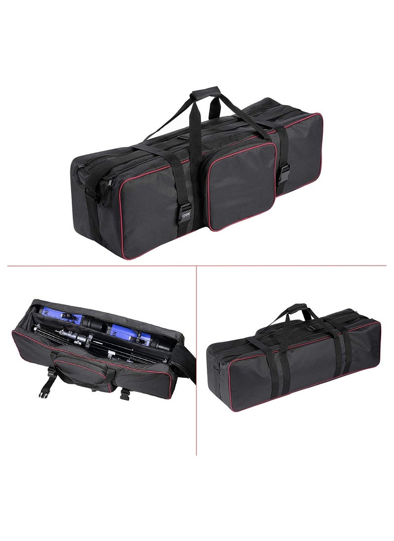 Coopic - COOPIC BV-80 (30.7"x1.5"x10.5"inch/78x29x27cm) Photo Video Studio Kit Carrying Bag with Extra Side Pocket for Light Stands, Boom Stands, Umbrellas - Image 1