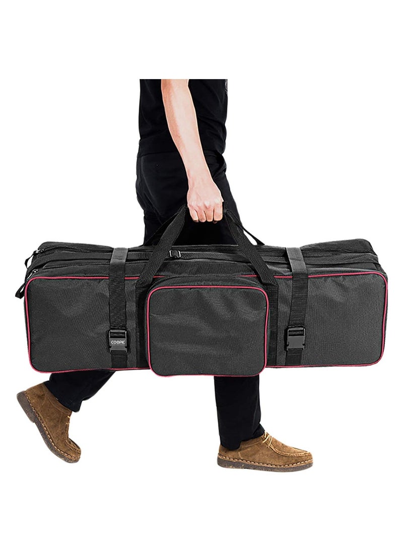 Coopic - COOPIC BV-80 (30.7"x1.5"x10.5"inch/78x29x27cm) Photo Video Studio Kit Carrying Bag with Extra Side Pocket for Light Stands, Boom Stands, Umbrellas - Image 1