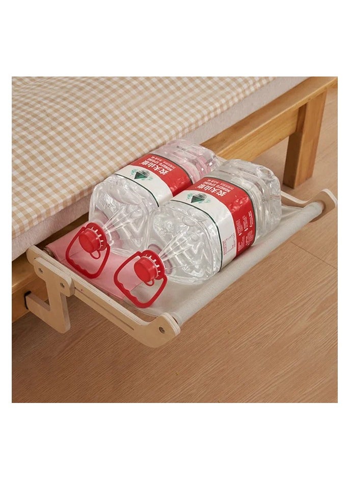 A.M - Wooden Cat Window Hammock Window cat Bed cat Hammock,Cat Sill Window Perch Sturdy Cat Hammock Window Seat,Cat Window Shelf Seat with 4 Legs,Adjustable Cat Bed Suitablefor Windowsill - Image 1