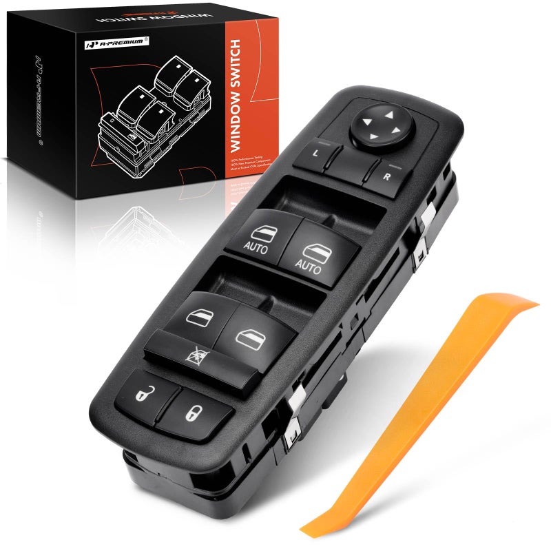 APremium Master Power Window Switch Compatible with Chrysler 300 20152022 Pacifica 20172022 Dodge Charger 20152021 Front Left Driver Side Replace 68262253AA