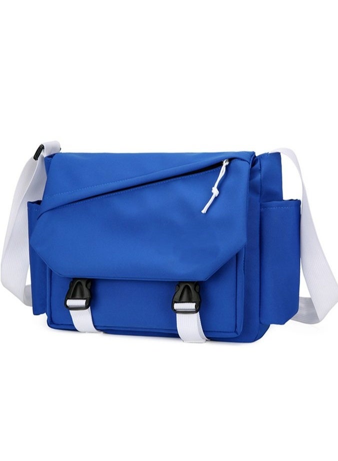 كيفية حقيبة كروس بودي هاراجوكو اليابانية كبيرة السعة للمراهقين، متعددة الاستخدامات للطلاب، حقيبة رسول للفصول الدراسية، حقيبة قماش ريترو، بألوان عصرية. - Image 2