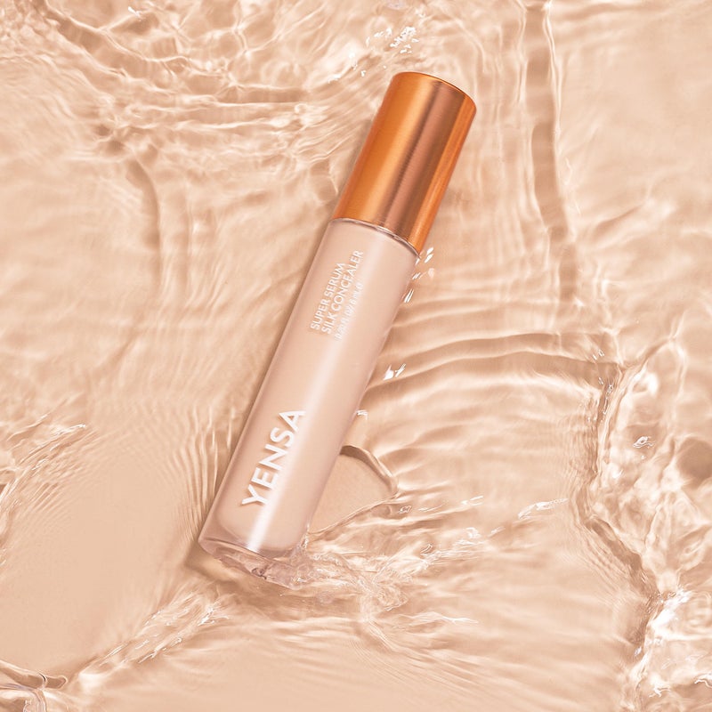 YENSA Super Serum Silk Concealer - Full Coverage Undereye Concealer & Peptides Serum for Face - Enriched with Vitamins C & E, Bakuchiol & Superfoods to Boost Radiance - Light 1 (0.2 Fl oz) - Image 4