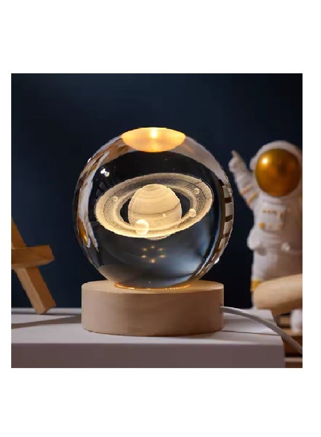 A wonderful design of a spherical crystal made of heavy, high-quality three-dimensional crystal - Image 1