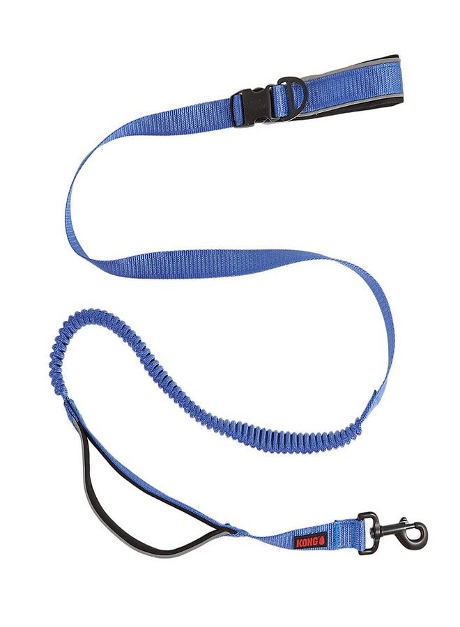كونج حبل كلاب مطاطي عاكس للضوء وممتص للصدمات من KONG، بطول 6 أقدام (أزرق) - Image 2