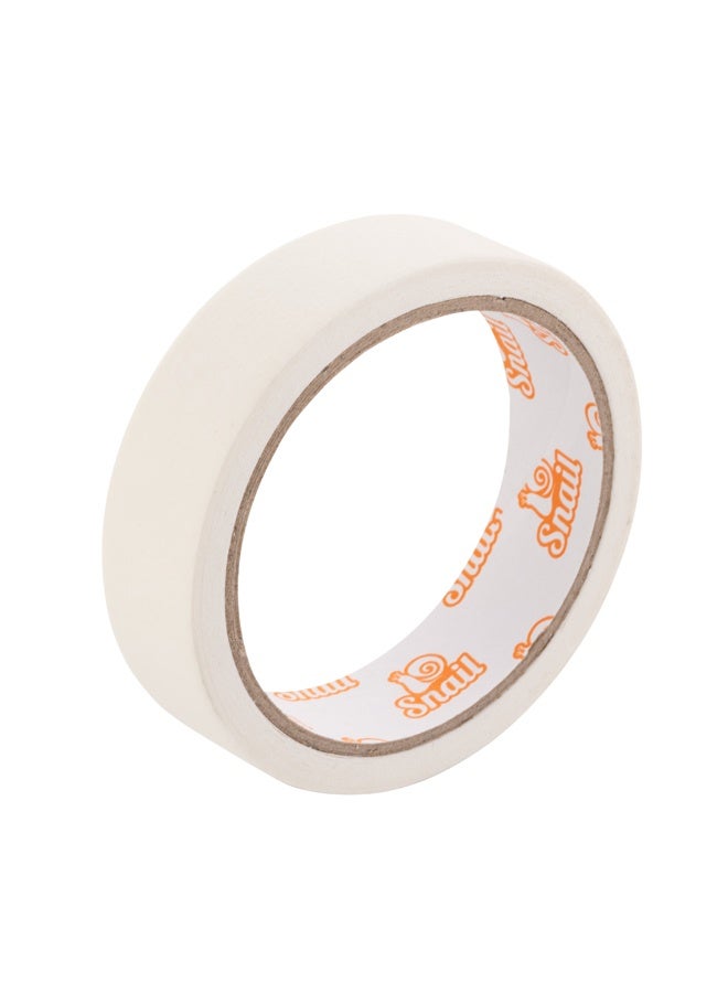 LAWAZIM Snail 4 Rolls White Masking Tape - 24mmx20Yard - Paper Painter Tape, Removable and Hand Tearable Masking Tape for Painting, Art, Drafting, Labeling, DIY, Home and Office Use - Image 5