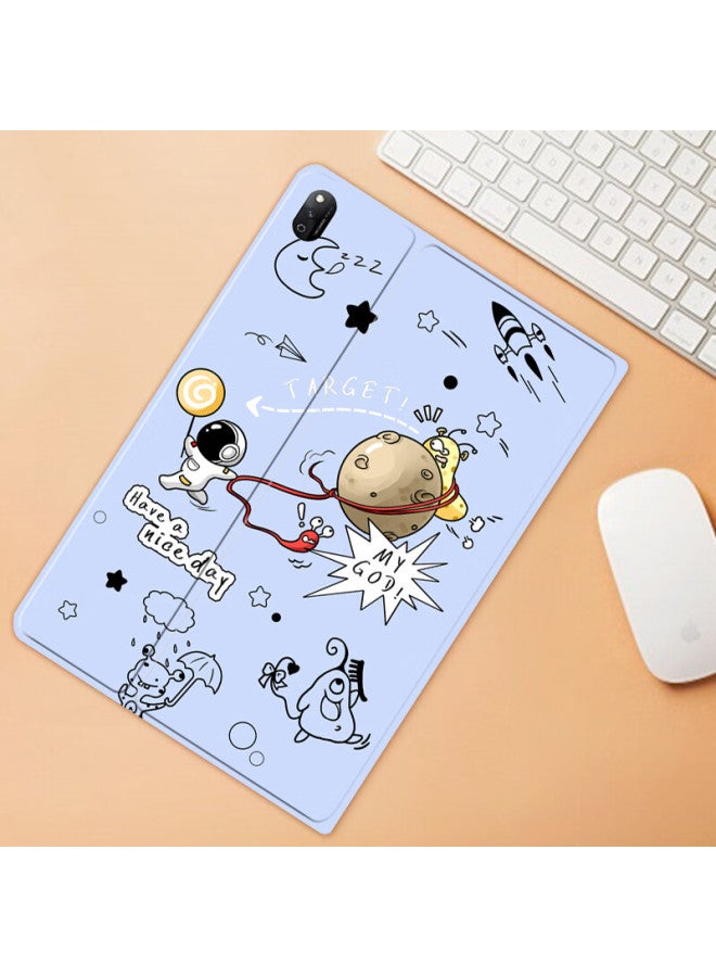 Jiang Ming Jiangming Honor V7 Tablet Case 10.4 Inch Model Slim Lightweight Shockproof Smart Sleep Stand Cartoon Soft Skin Protective Cover - Image 4
