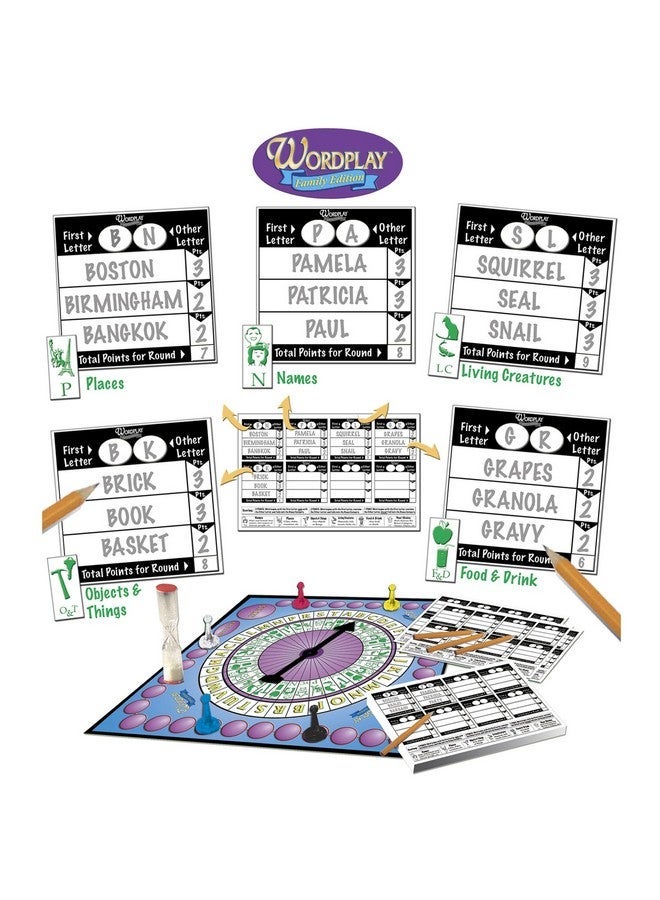 Game Development Group Wordplay - A Fast-Paced Word Challenge Board Game Where All Players Compete In Each Round - Adult & Family Game Night Fun - Image 4