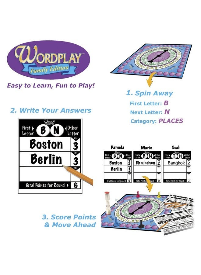 Game Development Group Wordplay - A Fast-Paced Word Challenge Board Game Where All Players Compete In Each Round - Adult & Family Game Night Fun - Image 3