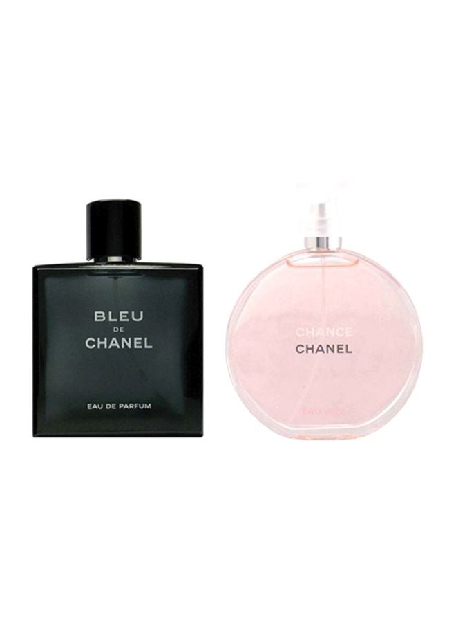 Chanel Gift Set Bleu De Chance Eau Vive
