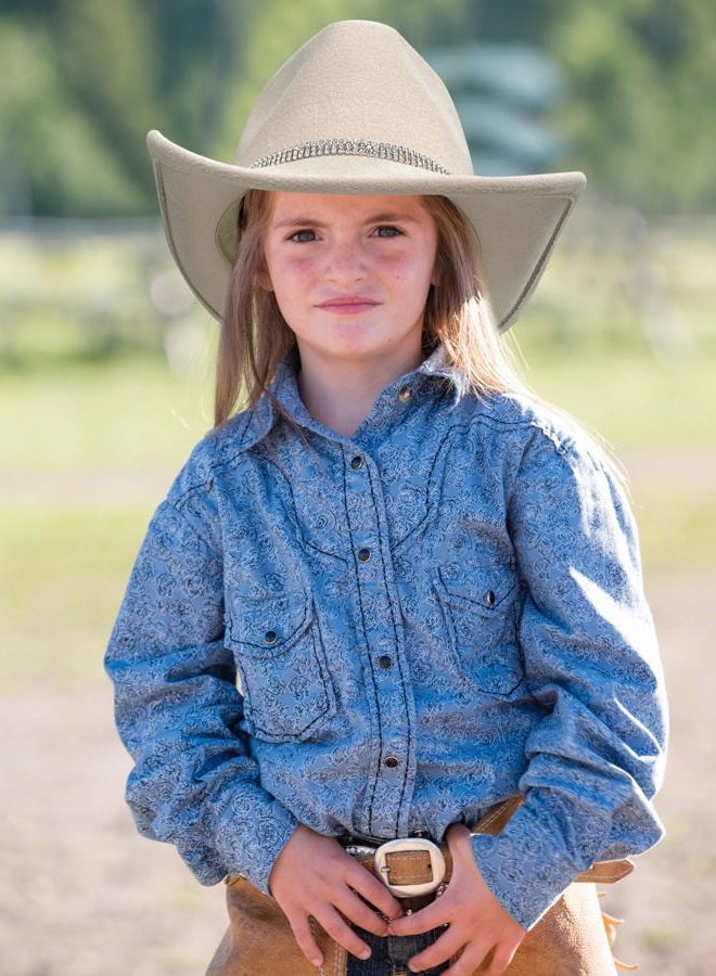 Jastore Glitter Silver Cowboy Hats for Girls Western Sparkly Rhinestone Cowgirl Hat for Kids, Black, 6-12 Years - Image 5