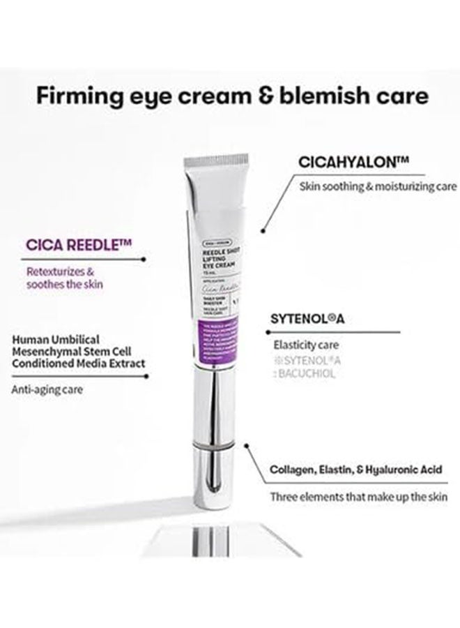 VT COSMETICS Reedle Shot Lifting Eye Cream 15ml, Anti Wrinkle and Firming Moisturizing - Image 2