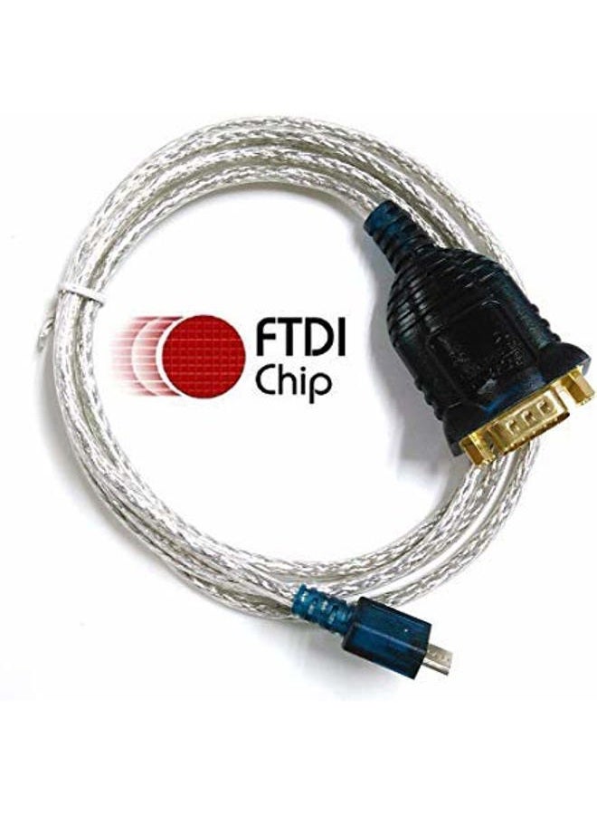 Usangreen FTDI USB RS232 Cable to DB9 Male Full Pinout Compatible with UC232 US232 Micro USB Serial Cable Type C Serial Cable ââ‚¬¦ (150cm Micro USB ft232r)