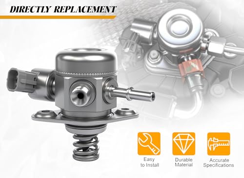 YLB.&co 35320-2B130 High Pressure Fuel Pump Compatible with Hyundai Accent Veloster 2012 2013 2014 L4 1.6L, Direct Injection Mechanical Fuel Pump Fit for Kia Rio Soul 2011 2012 L4 1.6L, Replaces# 35320-2B100 - Image 5