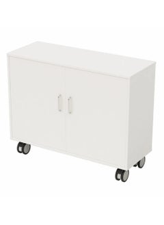 Children's Storage Unit – 4 Shelves with Sliding Doors for Toys & Essentials