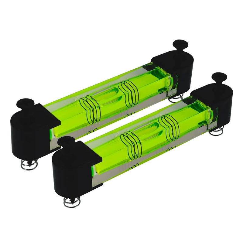 The Yan He Installation Hole Whole Horizontal Bubble Level Ball Level Meter Horizontal Rule 108X18X163mm fittings screw 2PCS Green - Image 2