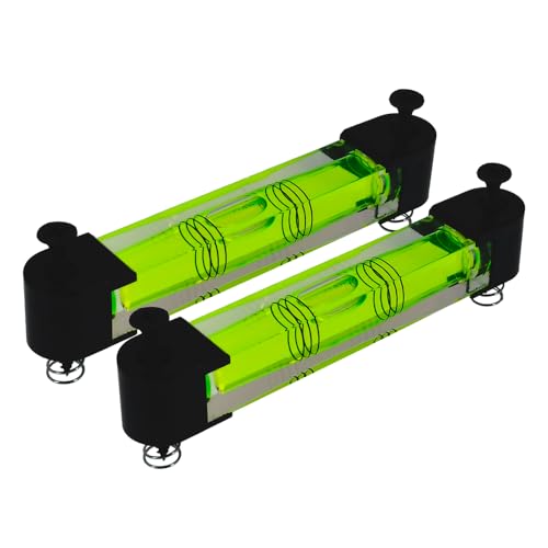 The Yan He Installation Hole Whole Horizontal Bubble Level Ball Level Meter Horizontal Rule 108X18X163mm fittings screw 2PCS Green - Image 1