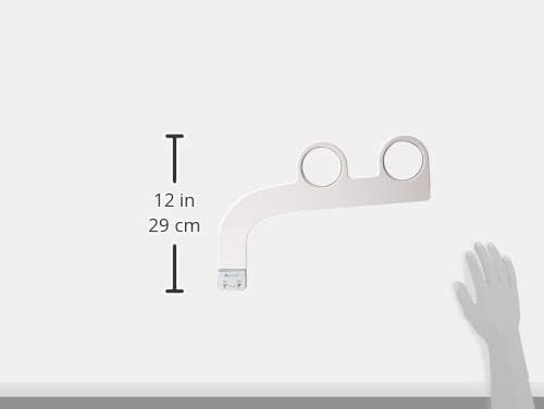 Brondell Bidet Attachment for Toilet SS250 SimpleSpa Fresh Water Spray with Adjustable Water Pressure Side Arm Control Slim Bidet Sprayer Silver Knob Dual Nozzle - Image 3