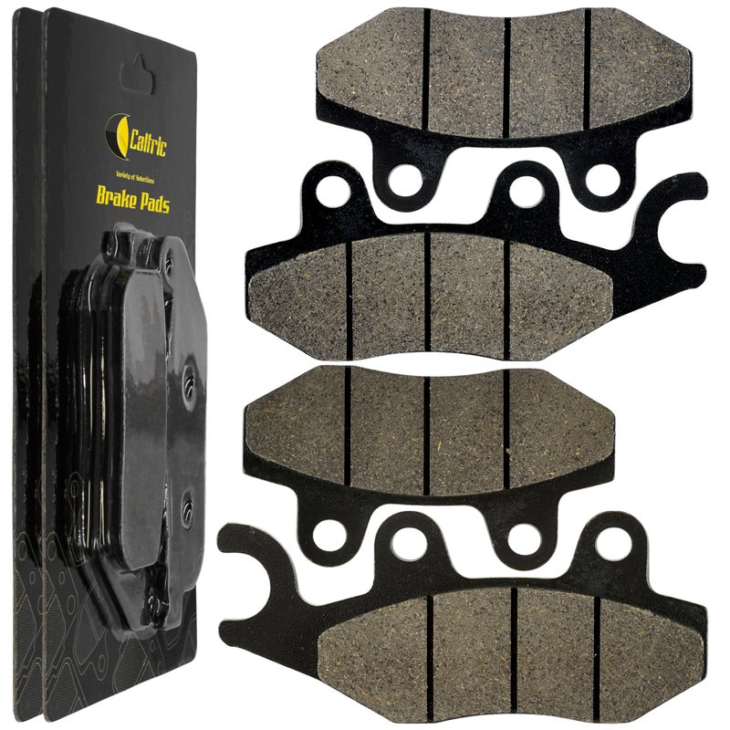 Caltric Front Rear Brake Pads Compatible with Kawasaki 650 Kl650 Klr650 Klr650 20082016