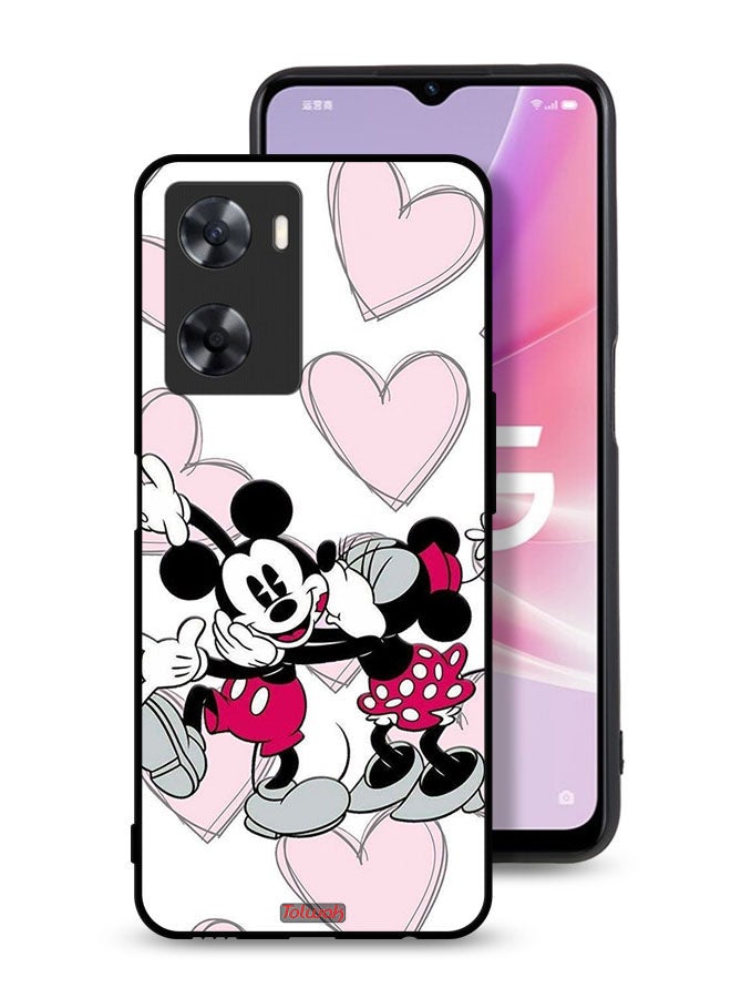 Tolwak Oppo A77s Protective Case Cover Mickey Mouse Hug - Image 1