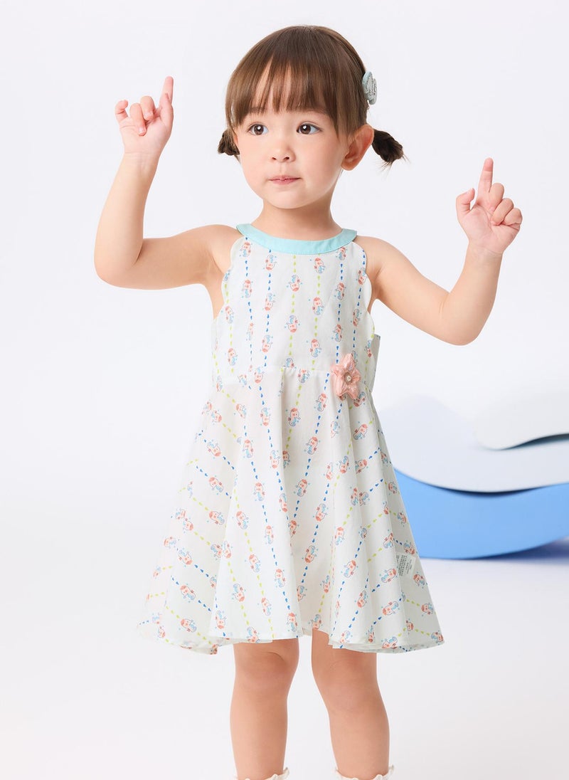 Balabala Printed A-Line Dress - Image 1