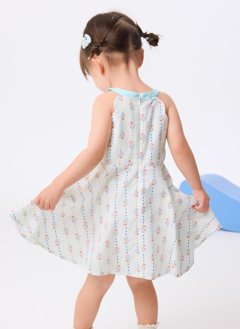 Balabala Printed A-Line Dress - Image 3