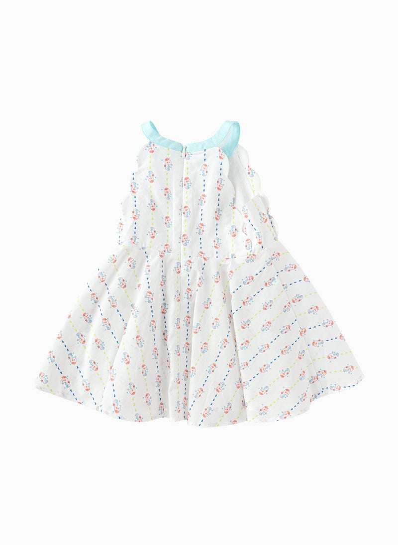 Balabala Printed A-Line Dress - Image 5