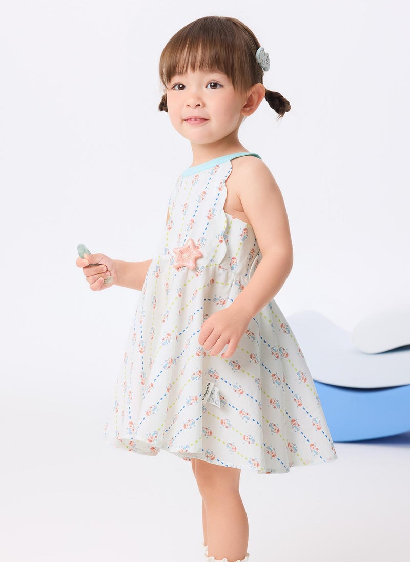 Balabala Printed A-Line Dress - Image 2