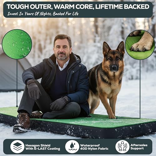 Gear Doctors Artemis 8.3 R-Value Self Inflating Sleeping Pad Camping—Air Mattress Camping—Mattress Pad 4 Season 3D Air Foam 4" Thick Insulated Inflatable Foam Sleeping Mat for Luxury Camp/Car/Cot/Tent - Image 5