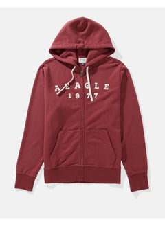 American Eagle AE Logo Graphic Zip-Up Hoodie  - Image 3