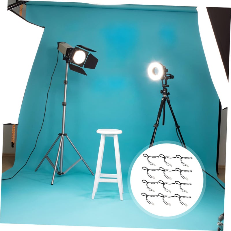 Nylon Backdrop Clips 12pcs for Studio Background Easy Attach to Crossbars Light Stands - Image 3