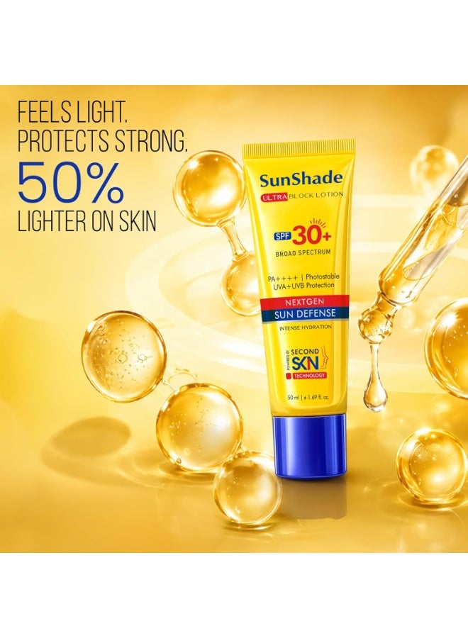 Leeford Sunshade Natural Sunscreen Lotion SPF 30 50mL | PA+++ | Non Oily, Light And Non Sticky | Suitable For All Skin Types | Sunscreen Spf 30 | Blue Light Protection | Water Resistant - Image 4
