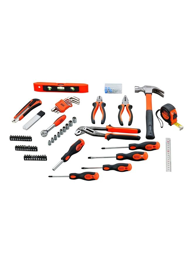 BLACK+DECKER 154 Pieces Hand Tool Kit Black - Image 2