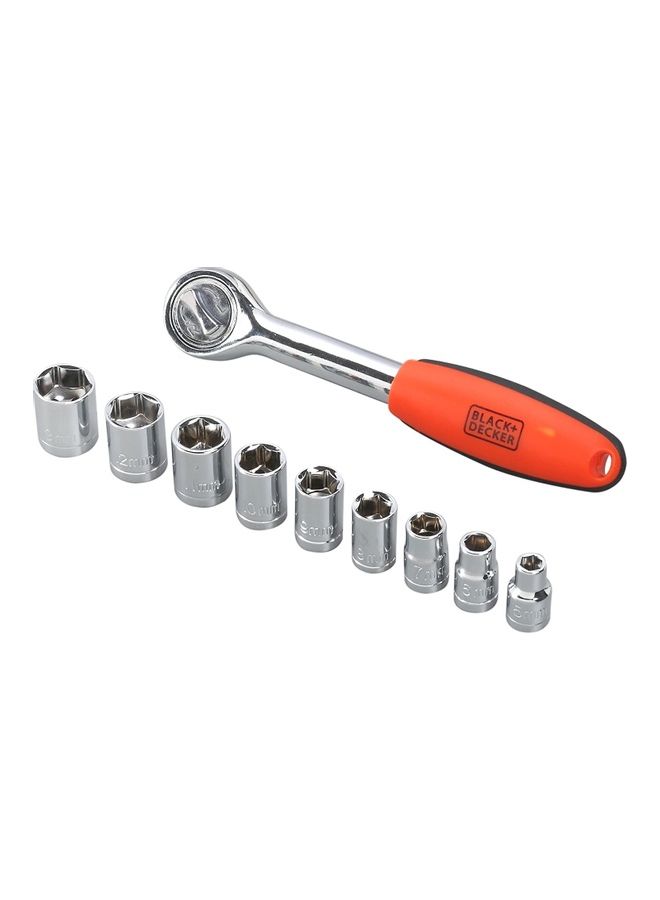 BLACK+DECKER 154 Pieces Hand Tool Kit Black - Image 3