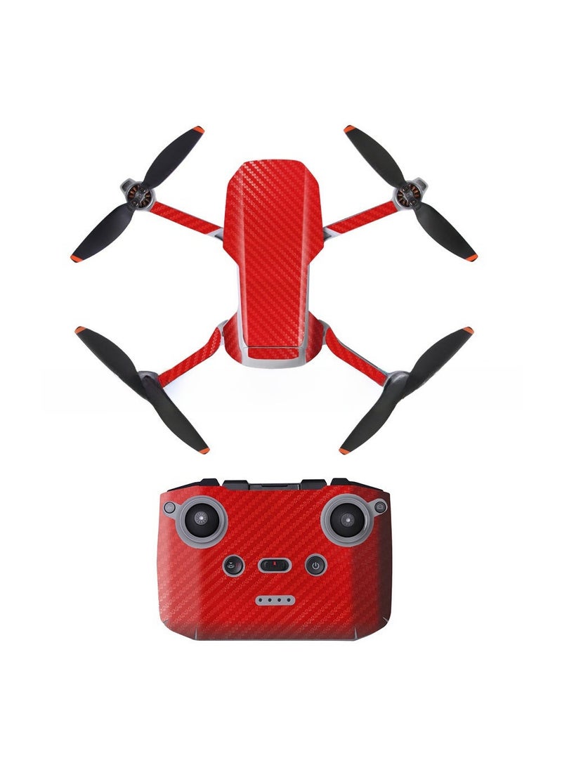 Mini2 SE PVC Protective Skin Stickers 7-carbon Red 