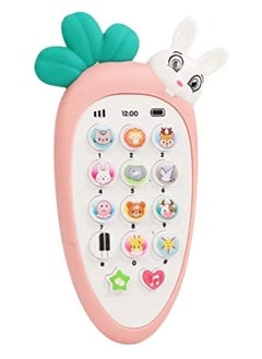 Generic Toy Phone - Kids Phone, Music & Light (Carrot & Rabbit Shape) by TOYS-EGYPT 
