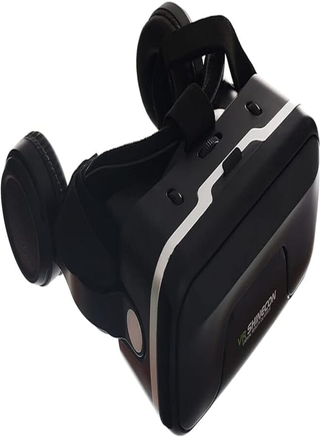 Shinecon Shinecon Vr Virtual Reality Glasses with Hidden Microphone and Headset - Black 
