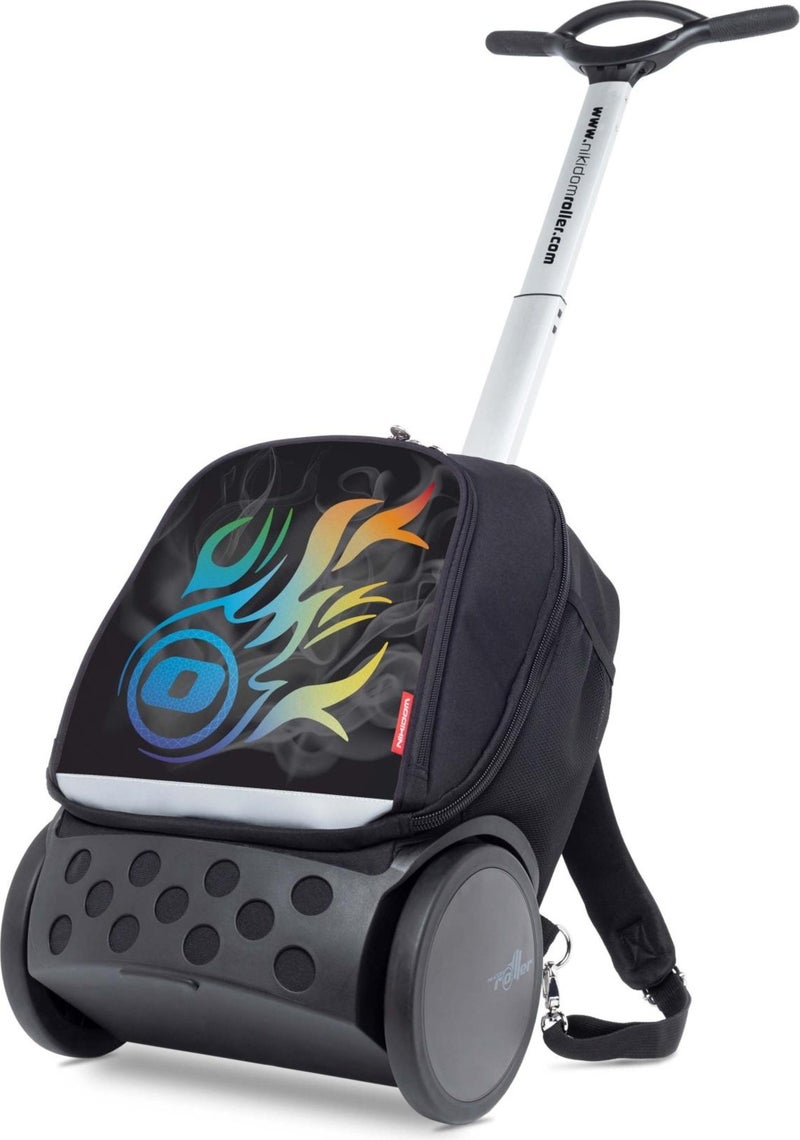 Nikidom Nıkıdom Roller Up MIDDLE SCHOOL Hanging Trolley / Wheeled School Bag X Large // Wild Fire (Above 10 Years Old)  - Image 5
