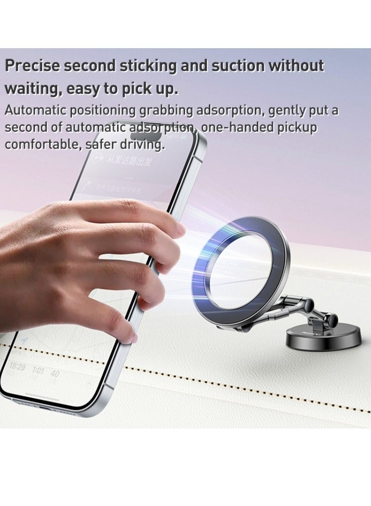 يسيدو Yesido C203 حامل هاتف مغناطيسي MagSafe للوحة قيادة السيارة مع زاوية ربط ثلاثية المحاور - Image 3
