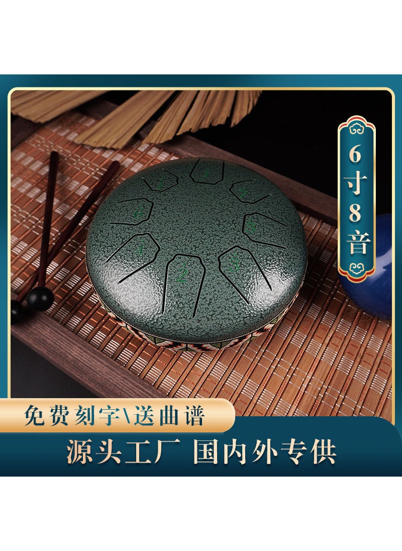 Generic Ethereal Drum 6-Inch 8-Tone Lotus Percussion Yuqing porcelain 