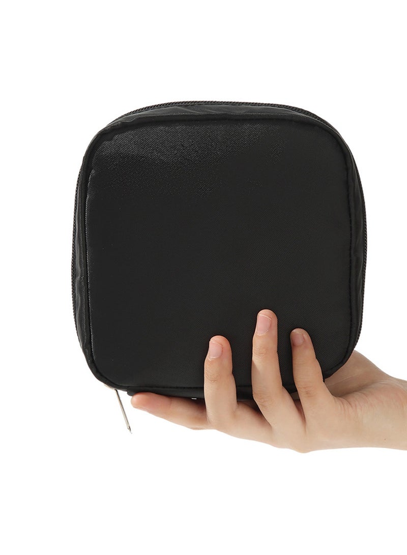 حقيبة تنظيم مستحضرات التجميل والأغراض الشخصية أسود - Image 2