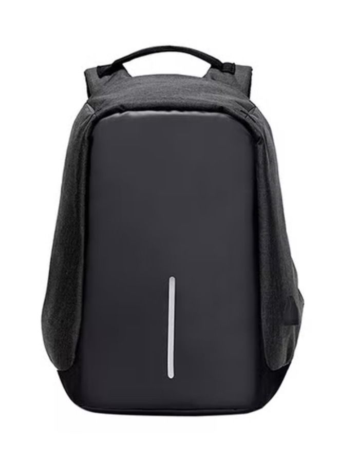 ACLIX Anti Theft Backpack With USB Charging Port Black - Image 1