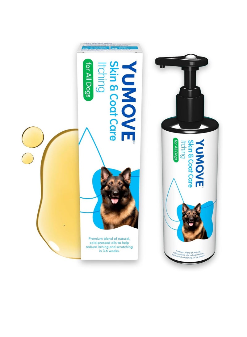 Yumove Skin and Coat Care Itchy Skin Soothing Supplement Anti Itching for Dogs with Sensitive Skin and Irritation Enriched with Salmon Oil 500ml - Image 1