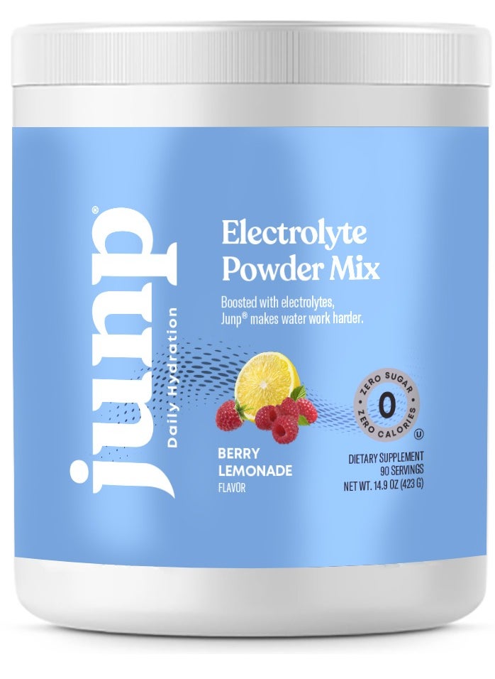 JUNP Electrolyte Powder Mix - Berry Lemonade 14.9 oz  - Image 1