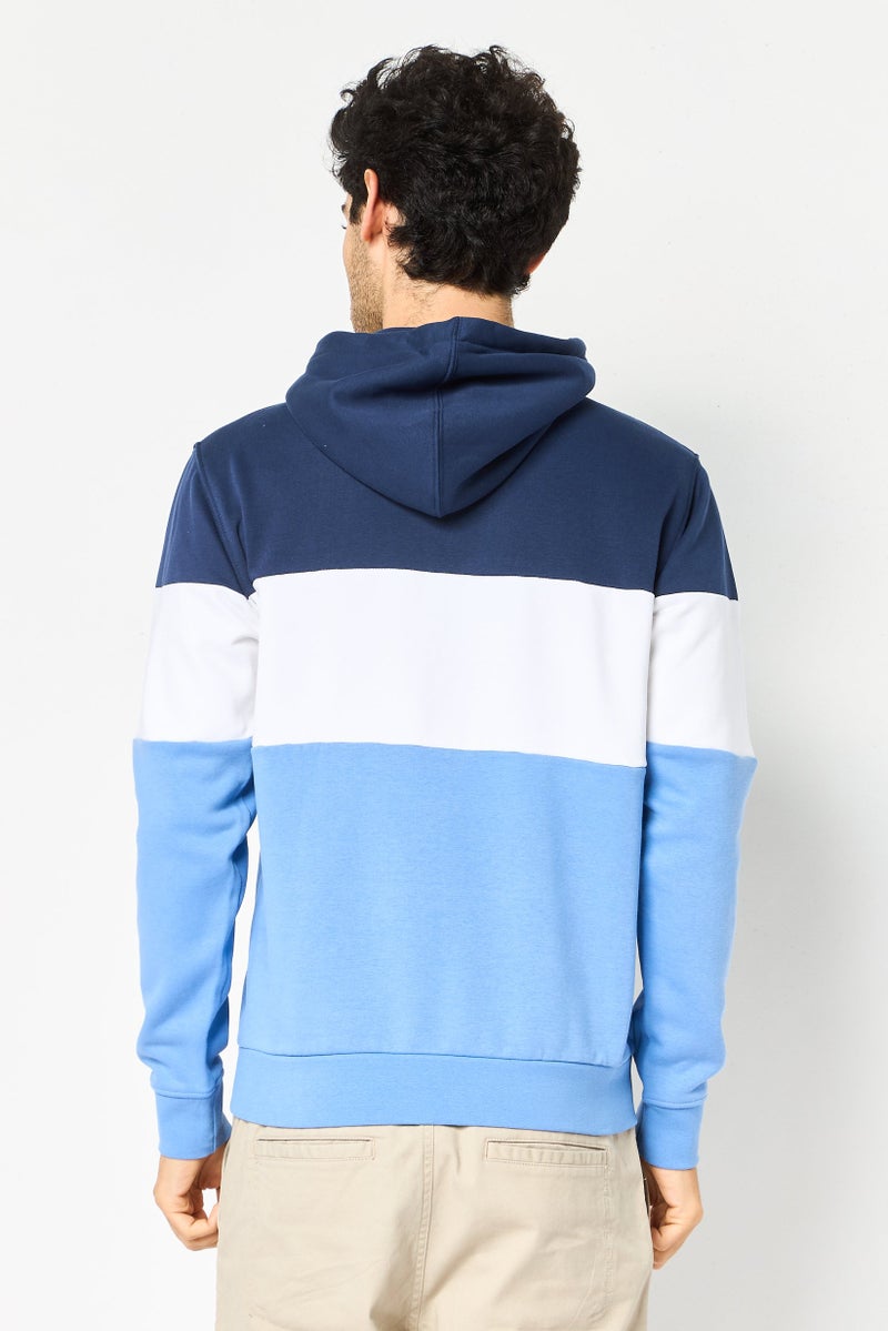 Celio Men  Long Sleeves Colorblock Hoodie, Multicolor - Image 4