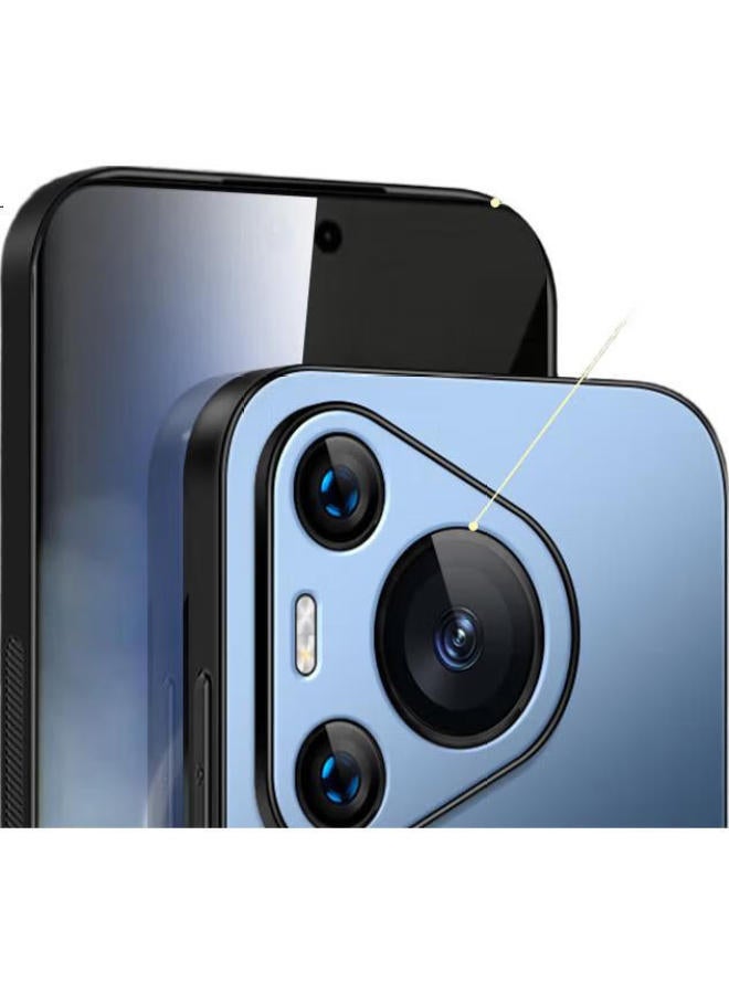Shangsu Suitable For Huawei Pura70 Phone Case, Huawei Pura70 Protective Cover, Ag Frosted Full Coverage, Real Machine Feel, Simple Business Luxury, Shockproof, For Women And Men, Sapphire Blue - Image 2