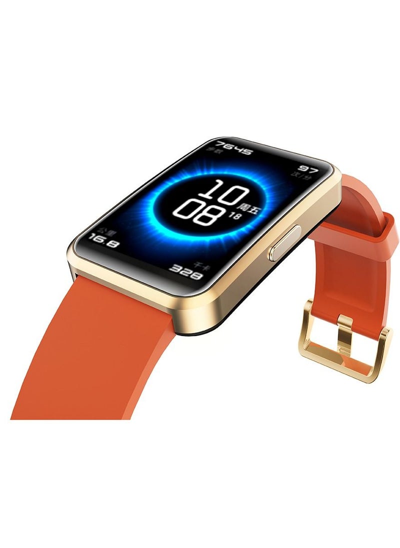 Blackview R5 1.57”HD Display Smart watch for Men Women 24 Sport Modes Heat rate monitoring SpO2 Blood Oxygen monitoring fitness tracker Orange  - Image 3