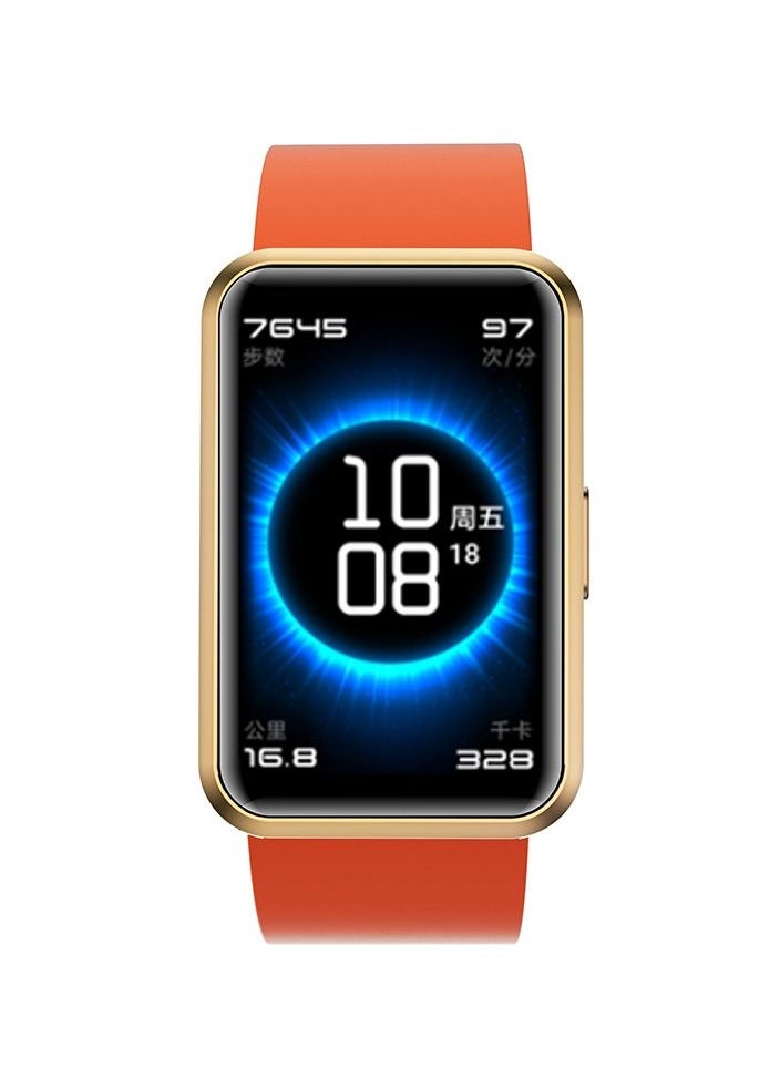 Blackview R5 1.57”HD Display Smart watch for Men Women 24 Sport Modes Heat rate monitoring SpO2 Blood Oxygen monitoring fitness tracker Orange  - Image 2