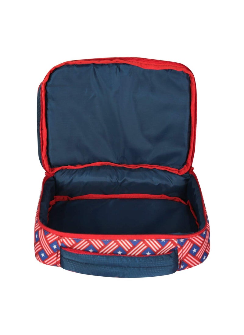 SMILY KIDDOS - SMILY KIDDOS Multi Compartment Lunch Bag (Red) - Image 1