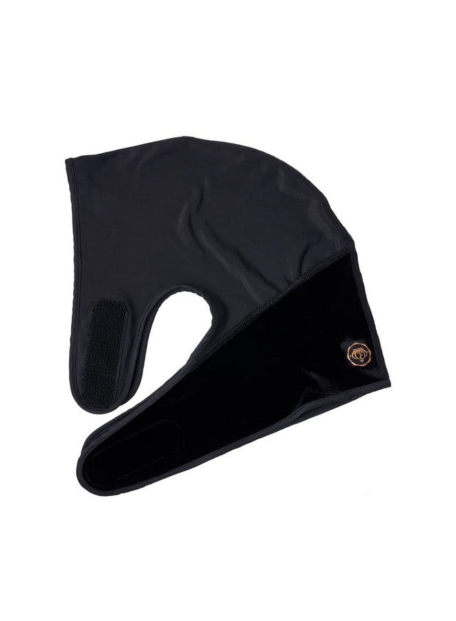 Red by Kiss RED Premium Bow Wow X Power Wave Durag, 360 Wave Compression Cap for Men & Women, Adjustable Hook-and-Loop Strap, Stylish & Durable, Ideal for Locs, Braids, Finger Waves (Velvet - Black) - Image 2